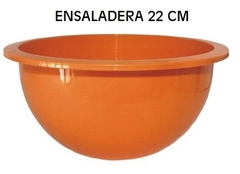 ENSALADERA PLASTICO RESISTENTE COLOR 26CM - 2.2LT ART 8746 (A4096-26NARANJA)