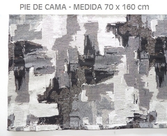 PIE DE CAMA EN TELA JAQUARD MEDIDA 70X160 CM (A2867-7)