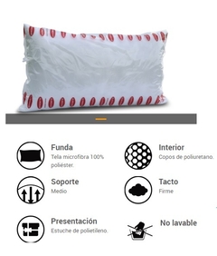 ALMOHADA FIRME 70X40 COPOS (A2157)