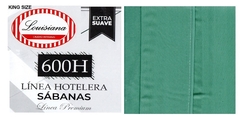 JGO SABANA QUEEN 600 HILOS EXTRA SUAVE MICROFRIBRA 120 GRS P/COLCHON 160X200+30 CM (A8550-QH30VERDE)