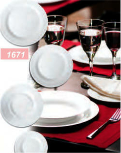 PLATO POSTRE LINEA MENU 19 CM MARCA DURALEX - ART 534302 (A2595-3)