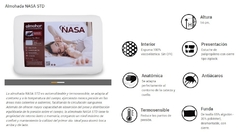 ALMOHADA NASA SOFT 70X50 INTELIGENTE VISCOELASTICA (A2152)