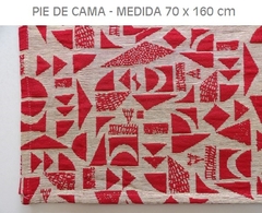 PIE DE CAMA EN TELA JAQUARD MEDIDA 70X160 CM (A2867-12)