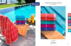 TOALLON BAÑO ARCO IRIS NAUTICAL 500GR - 80X150CM (A2179-2) - comprar online