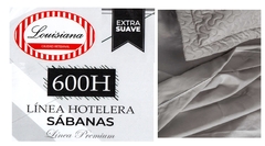 JGO SABANA 2 1/2 600 HILOS EXTRA SUAVE MICROFRIBRA 120 GRS P/COLCHON 140X190+30 CM (A8550-3H30GRIOS)