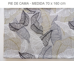 PIE DE CAMA EN TELA JAQUARD MEDIDA 70X160 CM (A2867-8)