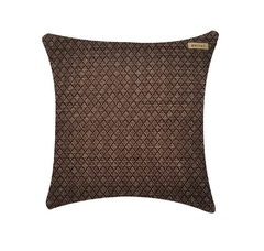 FUNDA ALMOHADON BENGAL HUITRU 40X40 CM TELA CHENILLE (A4064EBANO)