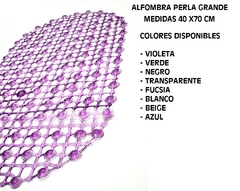 Alfombra Ventosa PVC Perla Grande Medidas 40 x 70 cm ART 507 (A5019)