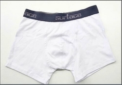 BOXER CON ELASTICO PELMAZADO (especial para usos con ropas de vestir) ALGODON 65%/LYCRA/ELASTANO (I9000-L-BLANCO)