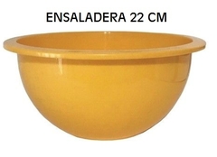 ENSALADERA PLASTICO RESISTENTE COLOR 22CM - 2.2LT ART 8740 (A4096-22AMARILL)