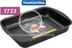 FUENTE RECTANGULAR TEFLONADA HONDA DE 28 CM TRAMONTINA - ART 20051/028 (A2633)