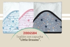 TOALLON CON CAPUCHA SUBLICMADA LITTLE DREAM ART 2006584 (A4087)