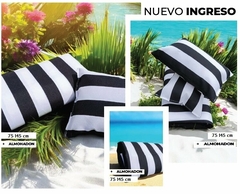 LONA PLAYERA (tela lona pesada) + ALMOHADON 30x20cm- 75X145 cm - PACK EN BOLSA (A20955-8)