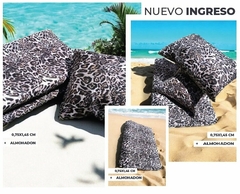 LONA PLAYERA (tela lona pesada) + ALMOHADON 30x20cm- 75X145 cm - PACK EN BOLSA (A20955-22)