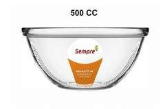 BOWL 500 CC SEMPRE VIDRIO TEMPLADO MEDIDAS 13.6X6.52 CM ARTICULO 6419 (A9029-500)