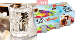 VASO BRISTOL PACK POR 6 410 ML 8.5 CM NADIR -ART 2711/06 (A2617-6)