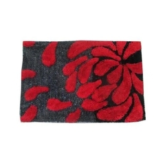 ALFOMBRA ALGODON LINEA DALMA 40X60 CM CON ANTIDESLIZANTE (ART 5700) (A2981ROJO)