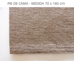 PIE DE CAMA EN CHENILLE MEDIDA 70X160 CM (A2867-3)