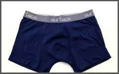 BOXER CON ELASTICO PELMAZADO (especial para usos con ropas de vestir) ALGODON 65%/LYCRA/ELASTANO (I9000-XXL-MARIN)