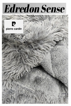 EDREDON 2 1/2 CORDERITO SUPER SOFT PIERRE CARDIN LINEA SENSE (para colchon de 140x190+30cm) (A9013-3GRIS)