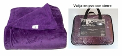 EDREDON CORDERITO 2 1/2 PIERRE CARDIN LINEA LISA (para colchon de 140x190) (A9015-3VIOLETA)