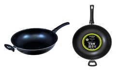 WOK DIAMETRO 32 CM TEFLONADA ANIADHERENTE ARTICULO SG-6984 (A9028-32)