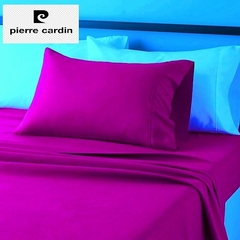 JGO.SABANA QUEEN Lisa Pierre Cardin 144 Hilos Algodón linea 50/50 para Colchon 160x190+30 cm (A9002-4PURPURA)