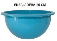 ENSALADERA PLASTICO RESISTENTE COLOR 26CM - 2.2LT ART 8746 (A4096-26TURQUES)