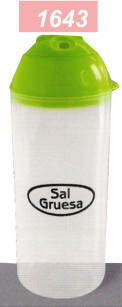 CONTENEDOR VERTEDOR CON TAPA SAL GRUESA 0.6 LTS ART 8761 (A2591-4)