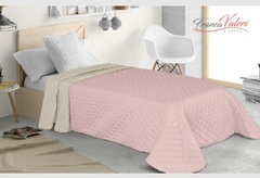 CUBRECAMA MICROMATELASEADO JUNIOR 1 1/2 PZAS PARA COLCHON DE HASTA 90X190 CM FRESH (A3017-1ROSA)