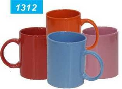 Taza Ceramica color (A2374)