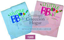 Set Recibidor + Babita estamapado Baby Boy Grirl Art 3209 (A2290)