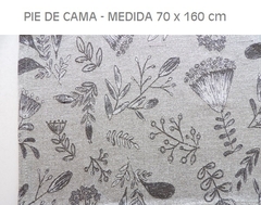 PIE DE CAMA EN TELA JAQUARD MEDIDA 70X160 CM (A2867-11)