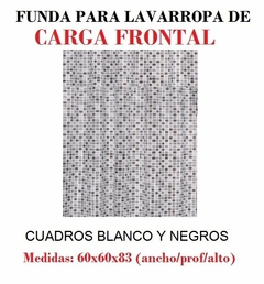 FUNDA PARA LAVARROPAS DE CARGA FRONTAL SIN CIERRE MEDIDA 60X60 CM Y 83 CM ALTO (ART461) (A1975-2) - comprar online