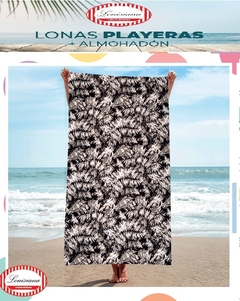 LONA PLAYERA (tela lona pesada) + ALMOHADON 30x20cm- 75X145 cm - PACK EN BOLSA (A20955-3)