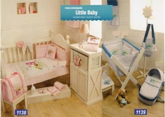 Set para bebe Alcolchado + Chichonera Little Baby Art 8101 (A2309)