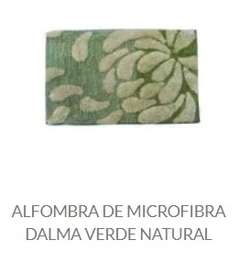 ALFOMBRA ALGODON LINEA DALMA 40X60 CM (Art:5700) (A2981VERDE)