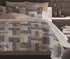 Cover Quilt Queen Linea Prince con 2 fundas de almohadon (A2502-4GAIL)