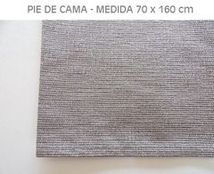 PIE DE CAMA EN CHENILLE MEDIDA 70X160 CM (A2867-5)