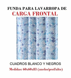 Imagen de FUNDA PARA LAVARROPAS DE CARGA FRONTAL SIN CIERRE MEDIDA 60X60 CM Y 83 CM ALTO (ART461) (A1975-2)