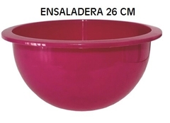 ENSALADERA PLASTICO RESISTENTE COLOR 26CM - 2.2LT ART 8748 (A4096-26FUCSIA)