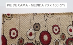 PIE DE CAMA EN TELA JAQUARD MEDIDA 70X160 CM (A2867-9)