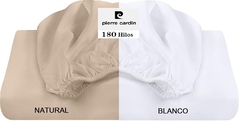 AJUSTABLE 1 1/2 Pierre Cardin 180 Hilos Algodón linea 50/50 para Colchon 90x190+30 cm (A9016-1)