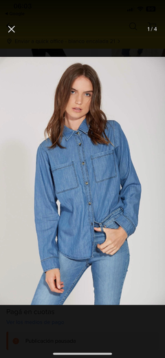 CAMISA JEAN PCDA - Fueisera