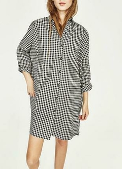 CAMISA CUADROS ZARA - comprar online