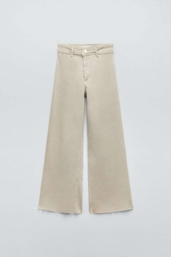 JEAN WIDE ZARA BEIGE - Fueisera