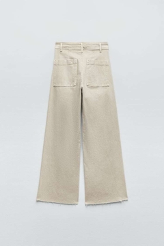 Imagen de JEAN WIDE ZARA BEIGE