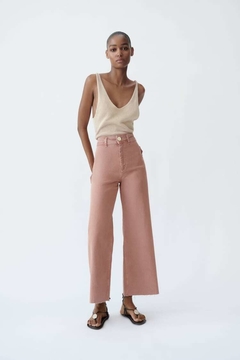 JEAN WIDE ZARA PINK - comprar online