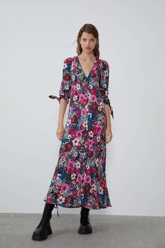 VESTIDO FLORES ZARA