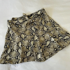 MINI CON SHORT SNAKE ZARA - comprar online